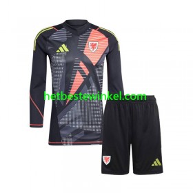Wales Voetbalshirts Doelman Kind Thuis 2024 - LS
